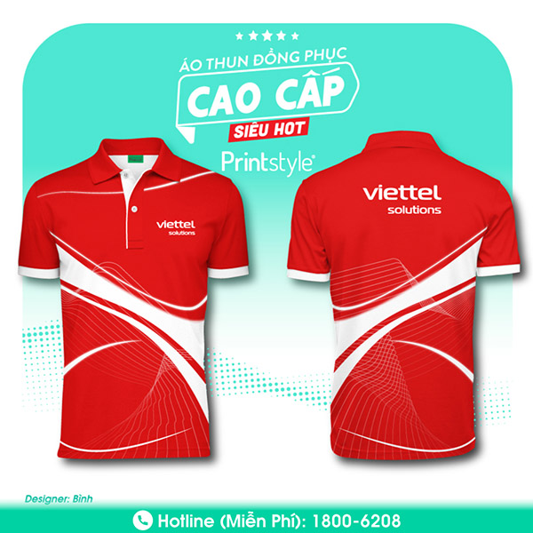 Áo thun đông phục Viettel