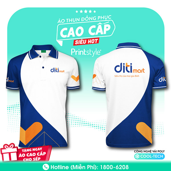 Áo thun đồng phục Diti mart