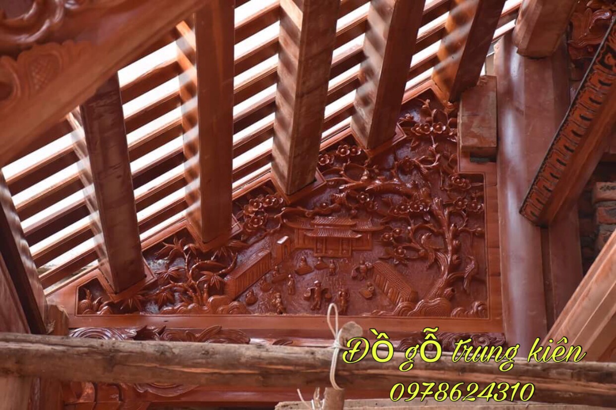 Thi công nhà gỗ truyền thống - Nhà Gỗ Trung Kiên - Công Ty Sản Xuất Và Thương Mại Đồ Gỗ Trung Kiên
