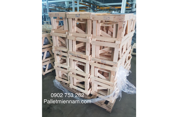 Thùng kiện gỗ 500x500mm - Pallet Miền Nam