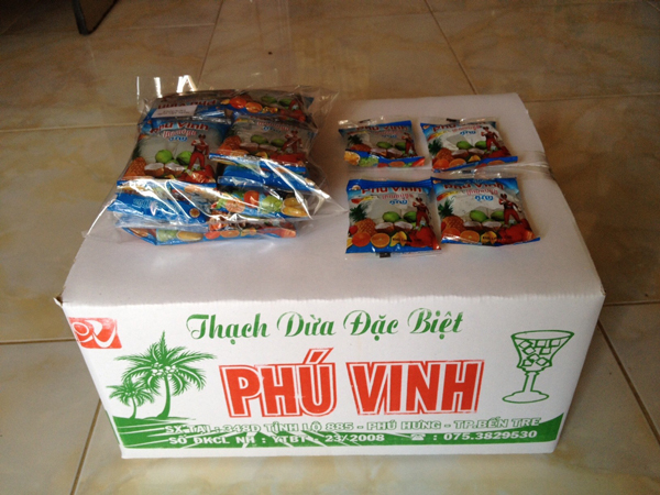 Thạch dừa túi 40g - Phú Vinh Coco - Công Ty Trách Nhiệm Hữu Hạn Một Thành Viên Trương Phú Vinh