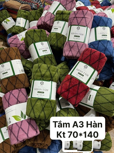 Khăn tắm cuộn 70x140cm