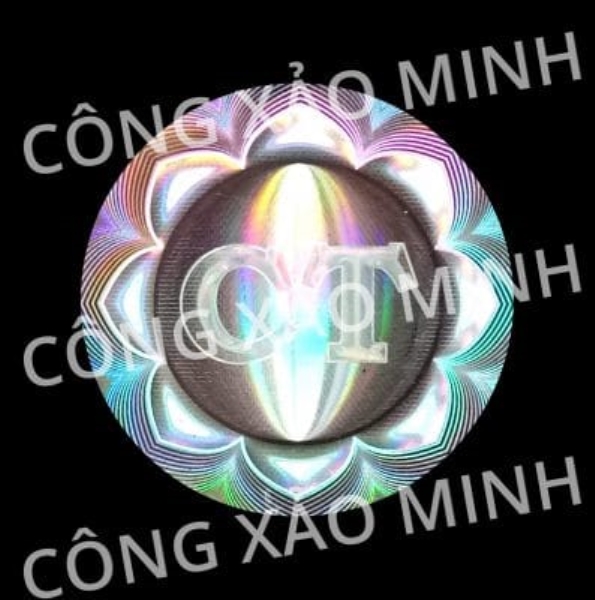 Tem chống giả hiệu ứng Lens (thấu kính - Tem Chống Giả Công Xảo Minh - Công Ty TNHH MTV Phát Triển Công Nghệ In Công Xảo Minh