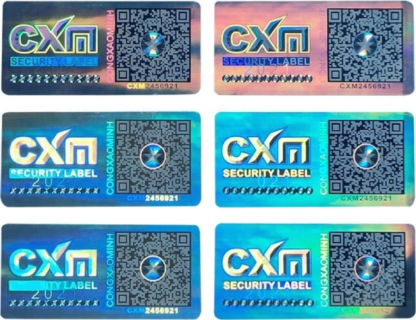 Tem chống giả in-QR Code - số nhảy - Tem Chống Giả Công Xảo Minh - Công Ty TNHH MTV Phát Triển Công Nghệ In Công Xảo Minh