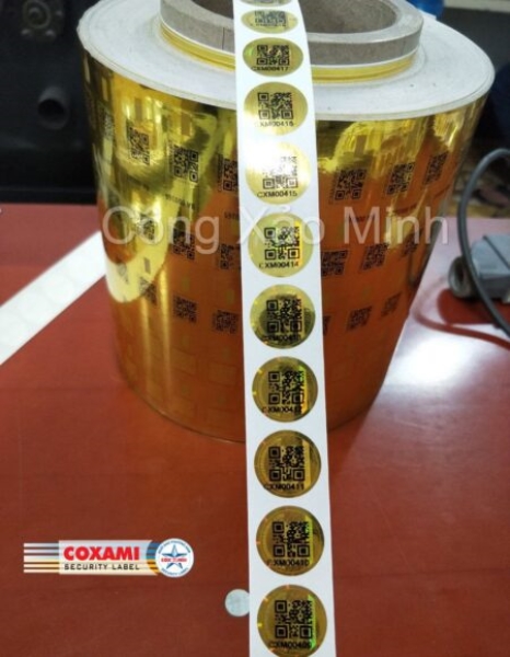 Tem chống giả in-QR Code - số nhảy - Tem Chống Giả Công Xảo Minh - Công Ty TNHH MTV Phát Triển Công Nghệ In Công Xảo Minh