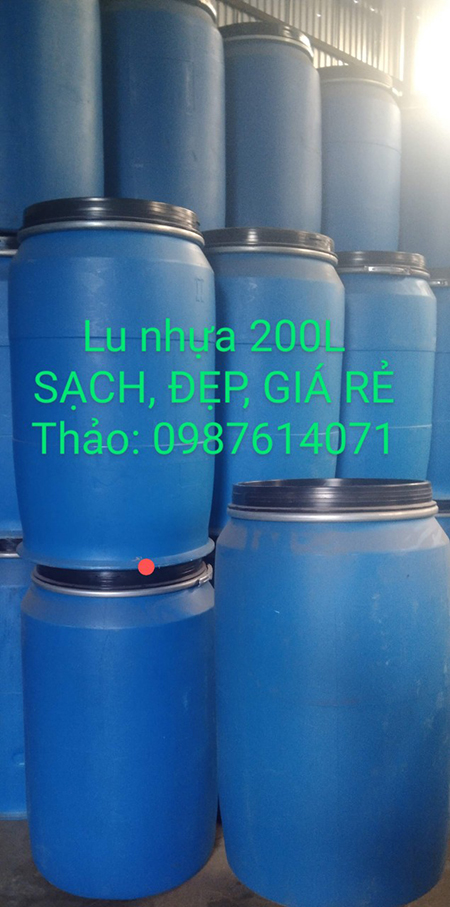 Lu nhựa 200L