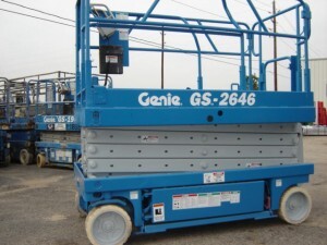 Xe nâng cắt kéo Genie GS2646 - Xe Nâng Sơn Lâm - Công Ty Cổ Phần Máy Và Thiết Bị Sơn Lâm