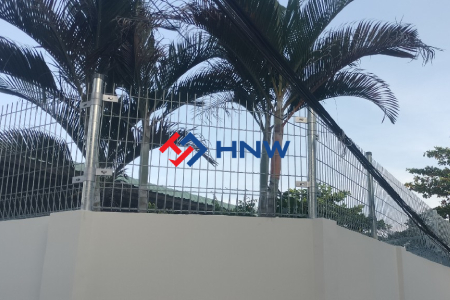 Lưới hàng rào đang và đã thi công