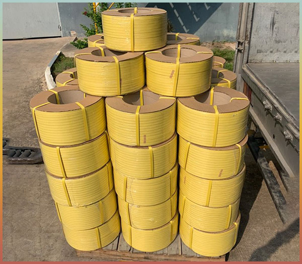 Dây đai thép sơn tĩnh điện - Vật Liệu Đóng Gói Minh Quang Industry - Công Ty TNHH Minh Quang Industry
