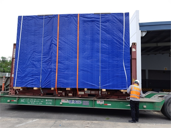 Gia cố hàng trên container