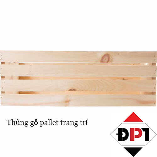 Thùng gỗ pallet mặt hở