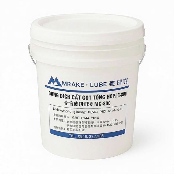 Dầu cắt gọt tổng hợp MRAKE MC-800 - Xô 18.5kg
