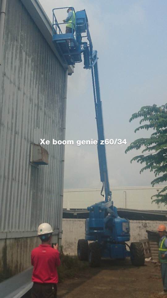 Xe Boom Lift dạng S Diezel - Thiết Bị Cơ Giới 5A - Công Ty Cổ Phần Thiết Bị Cơ Giới 5A
