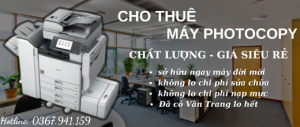 Cho thuê máy photocopy