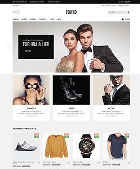 Mẫu website bán hàng thời trang