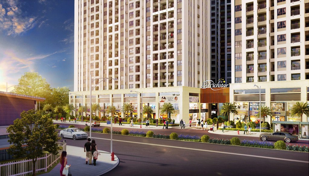 Công trình căn hộ RICHSTAR NOVA LAND