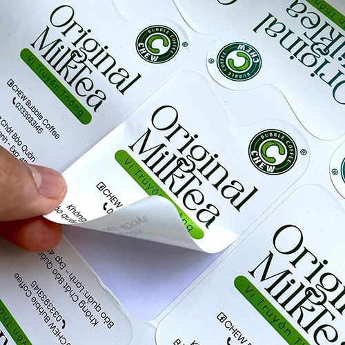 Nhãn dán chai lọ - In ấn HPDC - Công Ty Trách Nhiệm Hữu Hạn HPDC