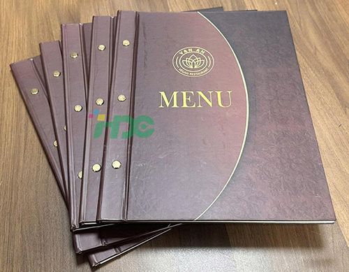 In menu nhà hàng - In ấn HPDC - Công Ty Trách Nhiệm Hữu Hạn HPDC
