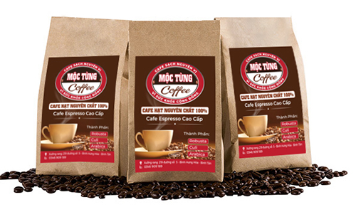 In nhãn dán bịch cà phê Bình Dương - In ấn HPDC - Công Ty Trách Nhiệm Hữu Hạn HPDC