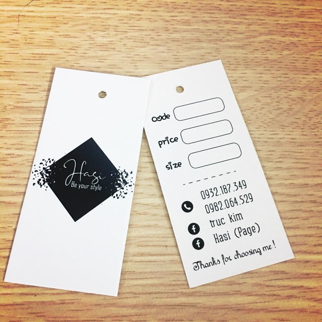 In tag treo - In ấn HPDC - Công Ty Trách Nhiệm Hữu Hạn HPDC