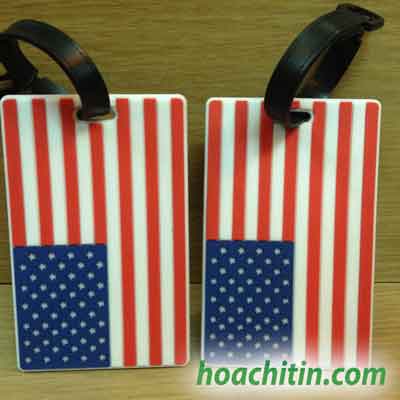 Thẻ đeo hành lý lá cờ mỹ - Công Ty TNHH Hoa Chí Tín