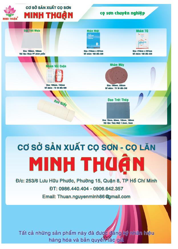List sản phẩm - Cơ Sở Cọ Sơn Minh Thuận
