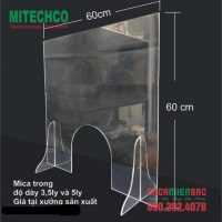 Vách ngăn mica - Gia Công Mica Mitechco - Công Ty Cổ Phần Mitechco
