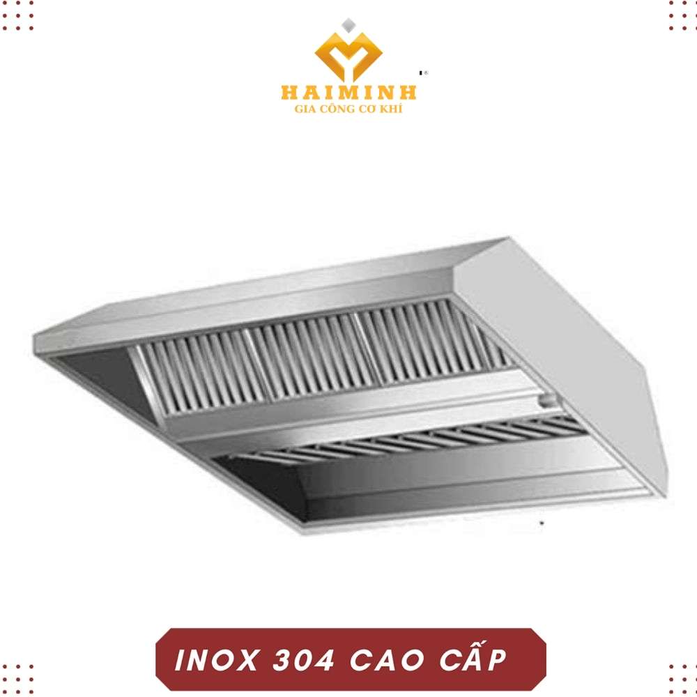 Chụp hút mùi bếp dài 1m - Gia Công Inox Hải Minh - Công Ty TNHH SX TM Xây Dựng Cơ Khí Hải Minh