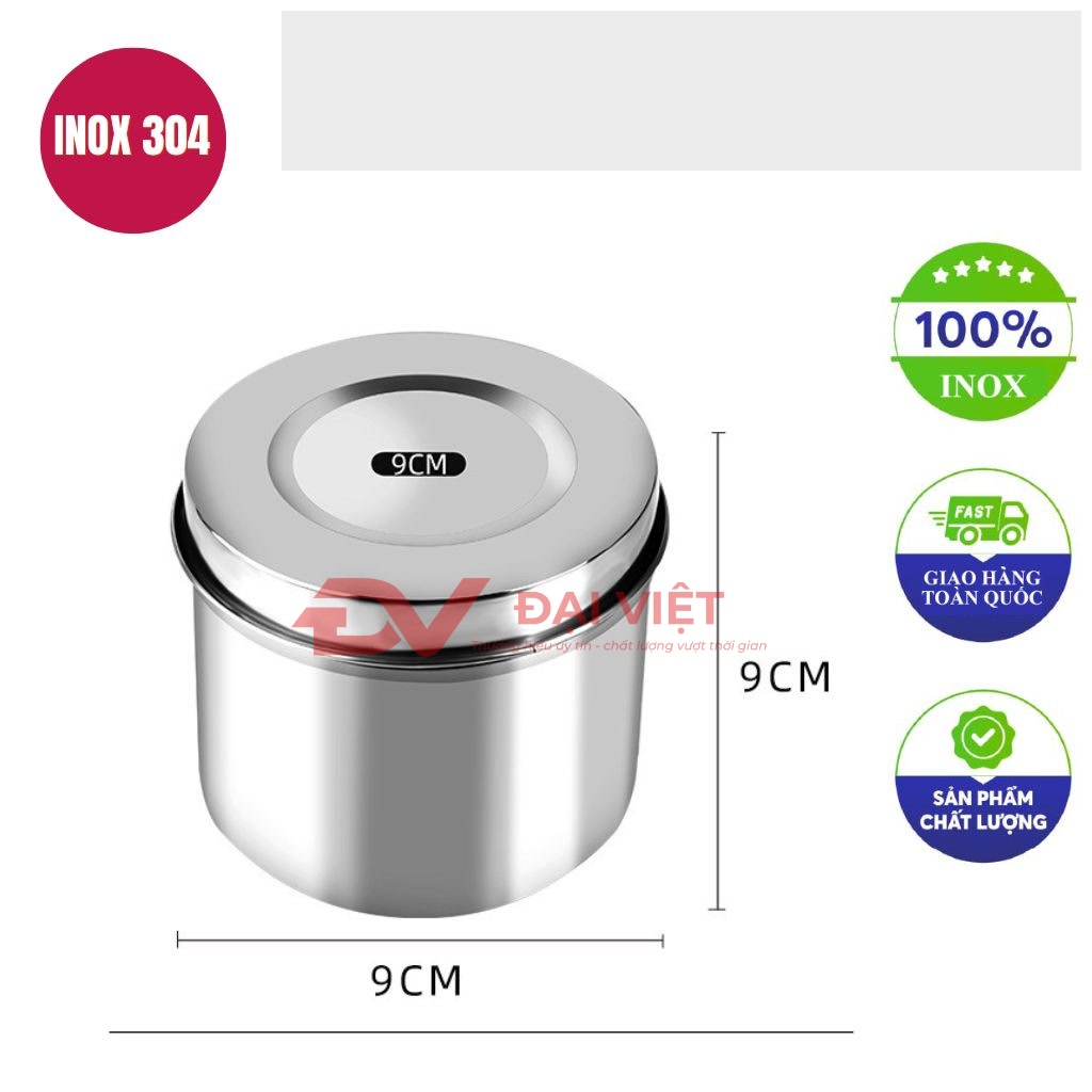 Hộp đựng bông cồn inox y tế