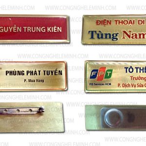 Huy hiệu, thẻ tên - Quà Tặng Việt Trung - Công Ty TNHH Dịch Vụ Thương Mại Quốc Tế Việt Trung