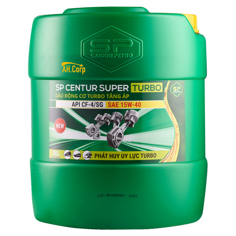 Dầu nhớt SP Centur Super Turbo CF-4/SG 15W40 - Dầu Nhớt, Dầu Nhờn An Hương -  Công Ty Cổ Phần Đầu Tư An Hương