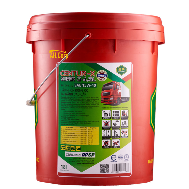 Dầu nhớt SP Centur X-Super CI-4/SL 20W50 - Dầu Nhớt, Dầu Nhờn An Hương -  Công Ty Cổ Phần Đầu Tư An Hương