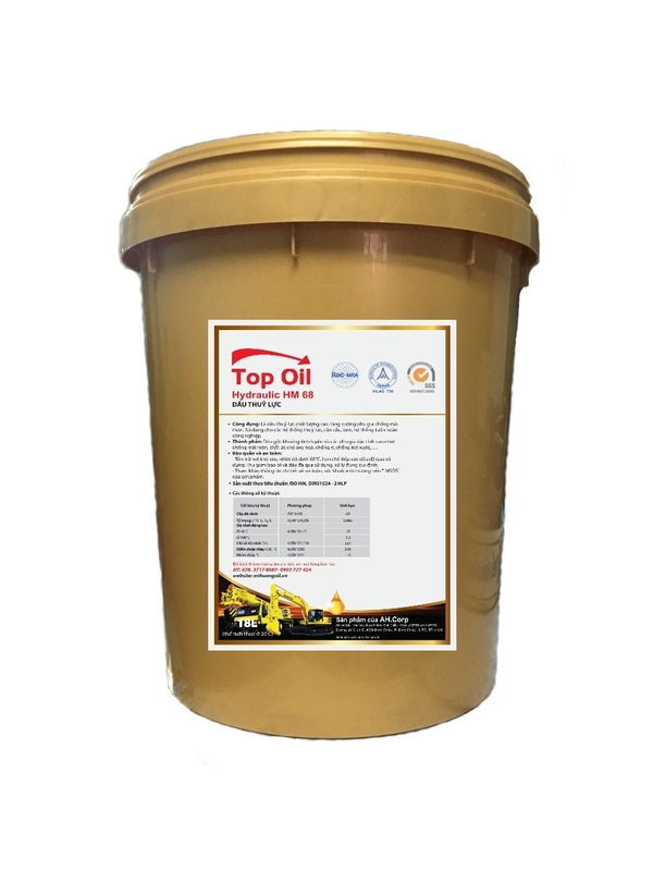 Dầu nhớt Top Oil Hydraulic HM 68 - 18L - Dầu Nhớt, Dầu Nhờn An Hương -  Công Ty Cổ Phần Đầu Tư An Hương