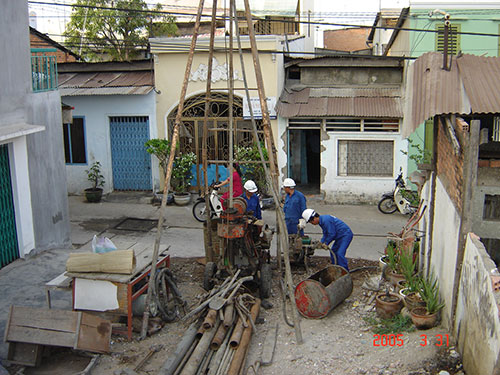 Khoan địa chất công trình nhà chung cư