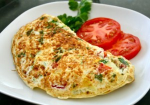 Trứng chiên thịt băm