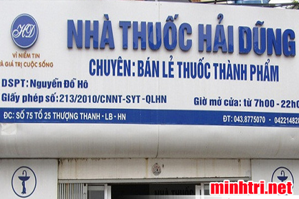 Bảng hiệu nhà thuốc - Quảng Cáo Minh Trí - Công Ty TNHH Thiết Kế Quảng Cáo Minh Trí