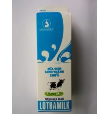 Sữa tươi thanh trùng không đường - LOTHAMILK - Sữa Bò Long Thành