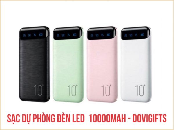 Pin sạc dự phòng in khắc logo - Quà Tặng DOVIGIFTS - Công Ty TNHH Sản Xuất Và Thương Mại Đồng Viên