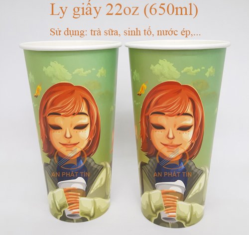 Ly giấy 22oz (650ml) - Ly Giấy An Phát Tín - Công Ty TNHH An Phát Tín