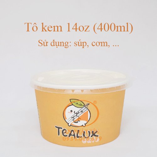 Tô kem 14oz (400ml) - Ly Giấy An Phát Tín - Công Ty TNHH An Phát Tín