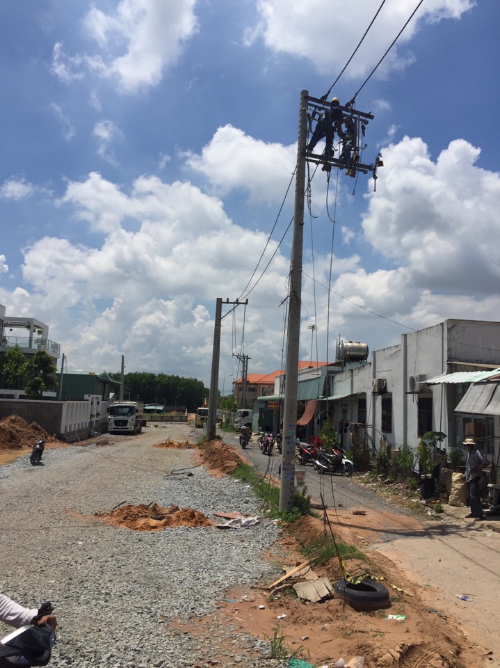 Di dời lưới điện Trung - Hạ thế - Trạm Biến áp Bình Minh - Công Ty TNHH Xây Lắp Điện Bình Minh