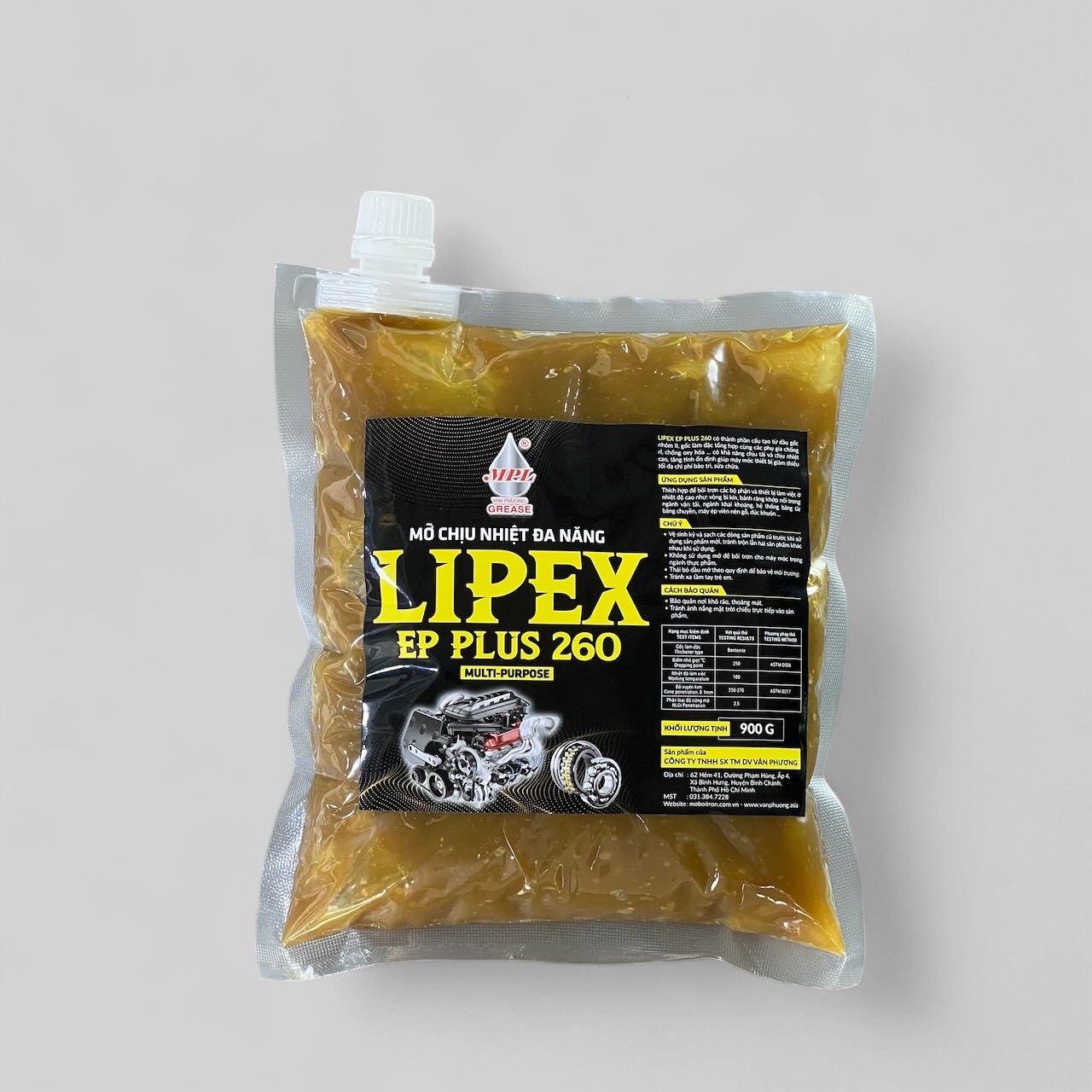 Mỡ bôi trơn LIPEX T 900GR