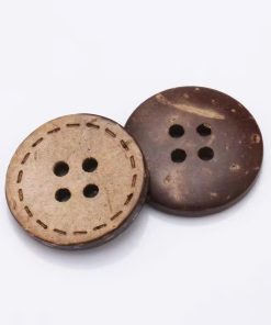 Nút dừa khắc lazer