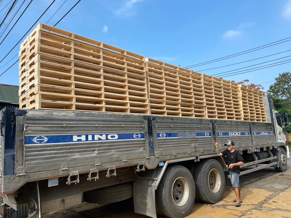 Pallet gỗ thông - Pallet 24H - Công Ty TNHH Sản Xuất Thương Mại Dịch Vụ Pallet 24H