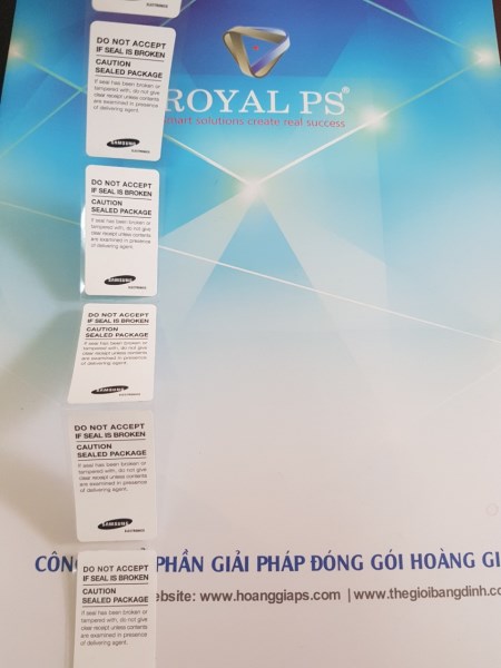 In tem PVC