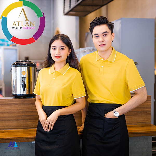 Áo thun đồng phục quán cafe - áo Thun Đồng Phục Atlan - Công Ty TNHH Sản Xuất Thương Mại Dịch Vụ Xuất Nhập Khẩu Atlan