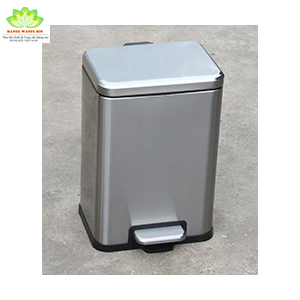 Thùng rác inox vuông 6L