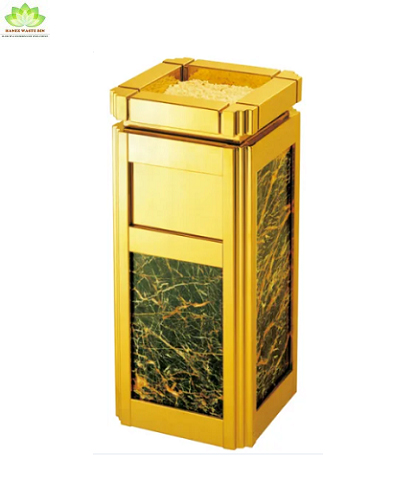 Thùng rác đá hoa cương A16