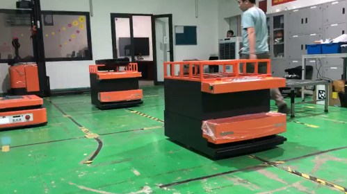 AGV băng tải 1 tầng