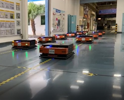 AGV kéo